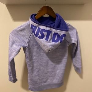Girls purple Nike Dri-Fit sweater